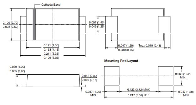 Vishay Semiconductors Surface Mount PAR® Transient Voltage Suppressors